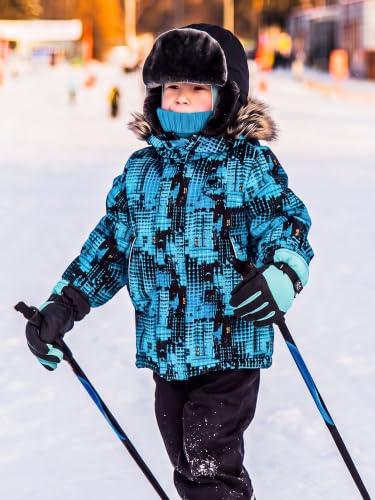 Image of Bencailor 3 Pairs Kids Ski Gloves Children Winter Gloves