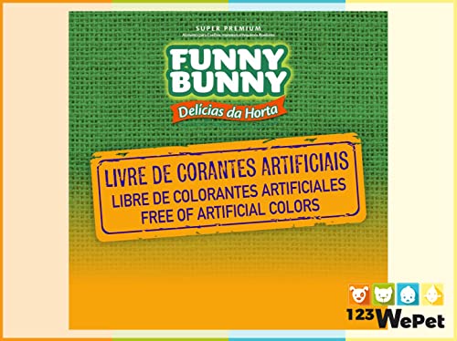 Funny Bunny Delícias da Horta - alimento para coelhos – 1,8kg