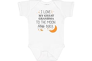Baby Bodysuit "I Love My Great Grandma To the Moon and Back"
