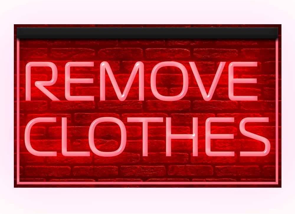 180086 Remove Clothes Crazy One Night Stand Sexy Lady Relax LED Light Neon Sign