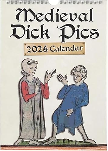 Medieval Pics 2026 Calendar, Funny Medieval Pics Calendar, Prank Medieval Pics Wall Calendar, Medieval Pics Calendar For History Enthusiasts And Friends Gift,Natures Pics Calendars 2026,Medieval Dick Pics 2026Calendar