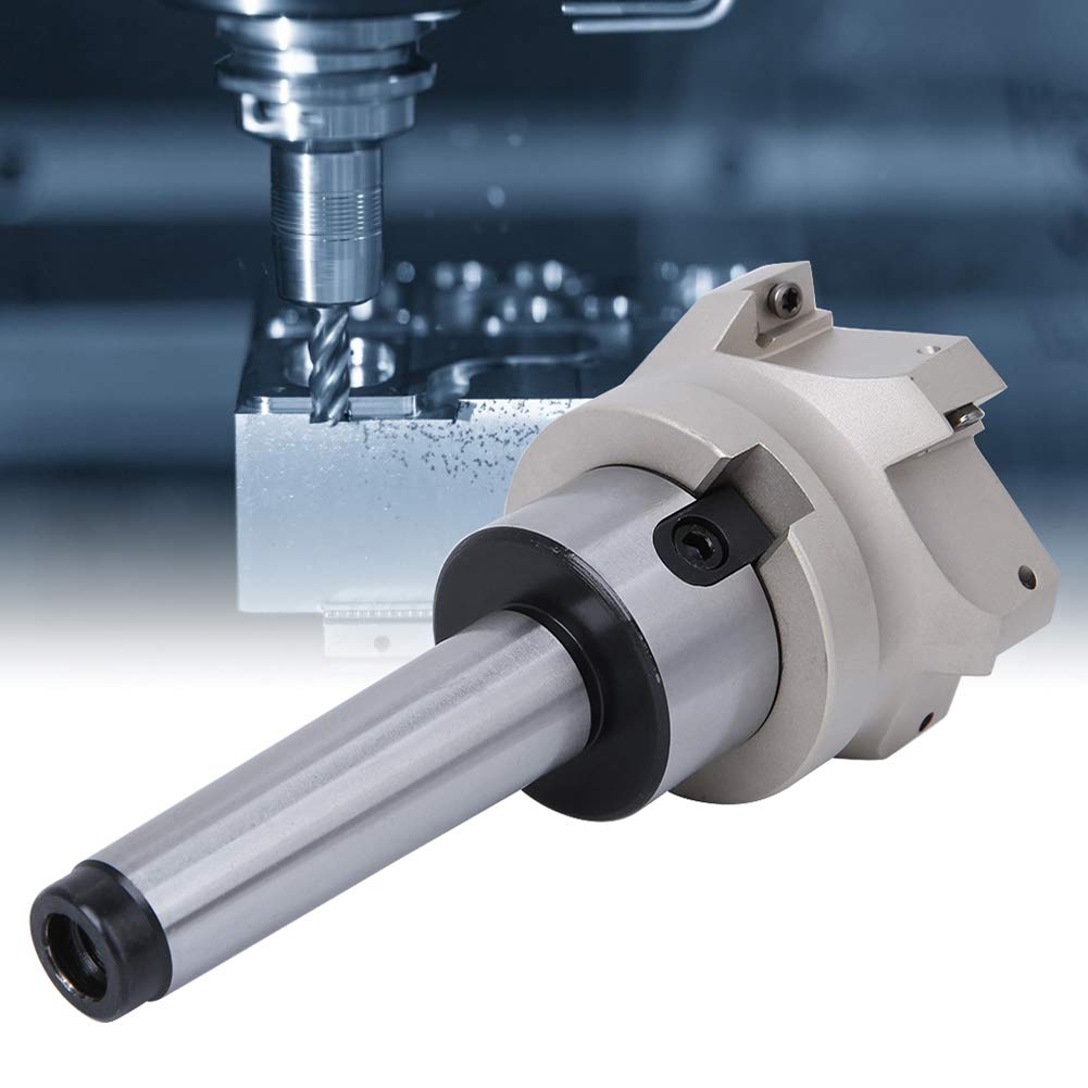 CHICIRIS BAP400R 6-Fluter-Rechtswinkel-Fräser mit FMB27 Collet Chuck Holder für Gesichtsmahlen, Starke Starrheit (#2)