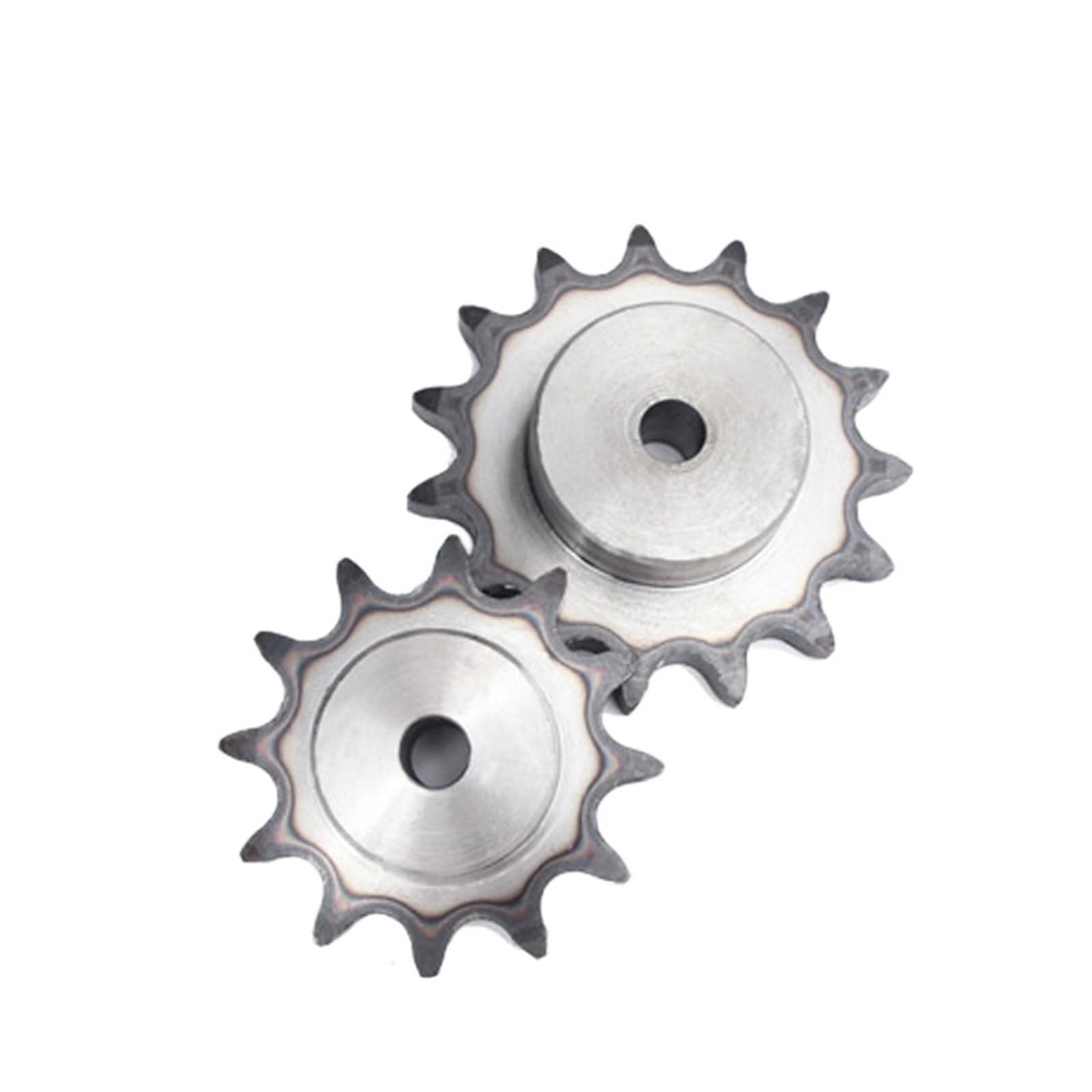 Bevel Gear Pinion Hardware Mechanical 10A Steel Sprocket Wheel Industrial Transmission Chain Drive Sprockets Gear Pitch 15.875mm 9-24 Teeth Bore 12mm(23Teeth 123mm)