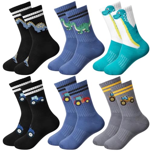 Chaussettes enfants originales motif tracteur pour un anniversaire