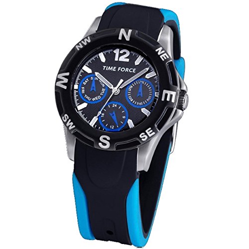 TIME FORCE Reloj De Pulsera Tf-3199B03 Cadete Acero Multifuncion 50M AZUL TIME FORCE Reloj De Pulsera Tf-3199B03 Cadete Acero Multifuncion 50M AZUL