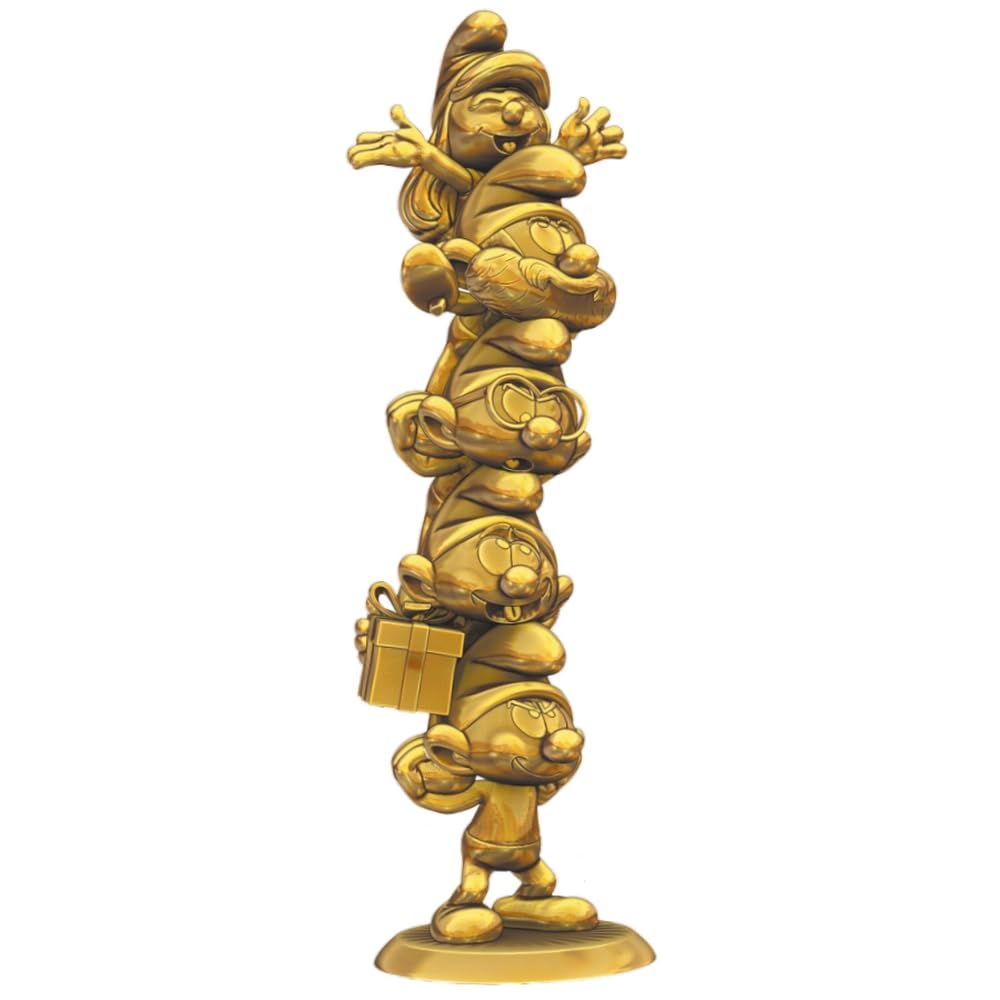 Plastoy Column of Smurfs Gold 197 Collectible Figure (2024)