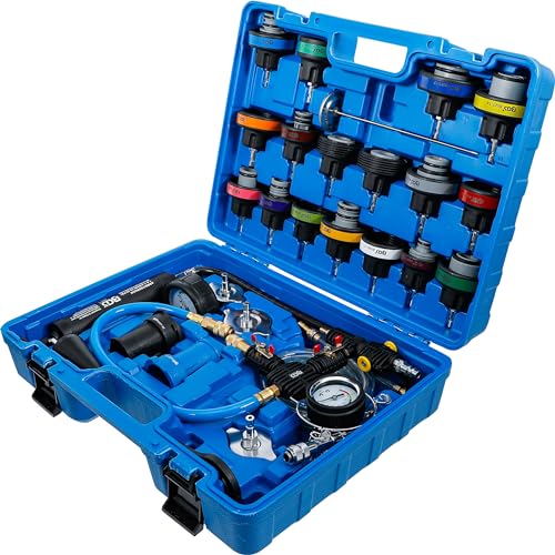 BGS 8098 | Kühlsystem-Abdrück-Satz | 28-tlg. | inkl. Befüllsystem | Kühlmittel | Kühler | Tester, Prüfgerät, Testkoffer