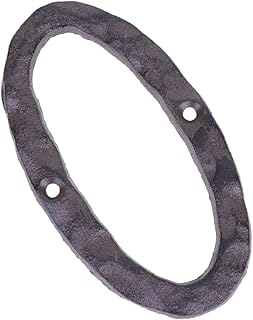 Garneck Rustic Decor DIY House Number Signs Number House Signs Logo DIY Number Symbol Decorative Signs Room Gate Number The Sign Decorate Metal Rural Door Number Rustic Address Number