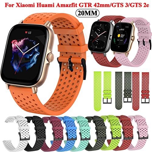 Bracelet 20mm Xiaomi GTS2 Mini vert : l'accessoire idéal pour votre jogging et le bureau