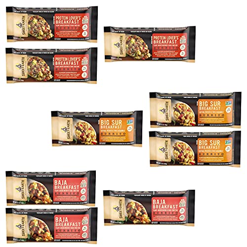 Sweet Earth Bundle Meals Big Sur Frozen Breakfast Burrito Sweet Earth Vegetarian Protein