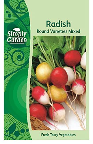 Simply Garden Radish Round Mixed Seeds Root Vegetable Grow Your Own Garden