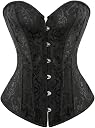 Corsets for Women White Black Corset Top Sexy Bustier Lingerie Waist Cincher Costume Tops