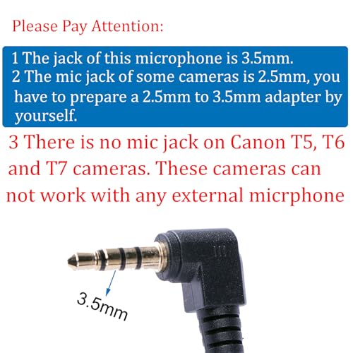 Nicama SGM8S 3.5 mm Micrófono de Condensador Cardioide con Parabrisas para Cámara Canon EOS Nikon Sony - imagen 2