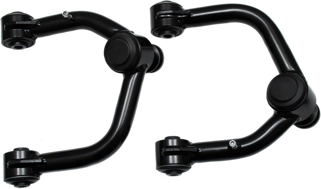 Front Upper Control Arms for 2000-2007 Toyota Tundra Sequoia Base SR5 Limited Standard Extended Crew Cab Pickup Sport 3.4L 4.0L 4.7L V6 V8 GAS, 2000 2001 2002 2003 2004 2005 2006 2007 A-Arms