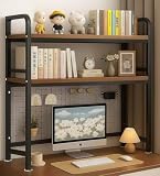 TUIYIDUO 机上ラック 卓上ラック デスク上収納棚 2 段 幅 75cm DIY で自由にカスタマイズ可能 多機能 レイアウト調整自由 卓上収納ラック スペースを有効活用できる 事務用品・文房具・小物収納にぴったり オフィス・自...
