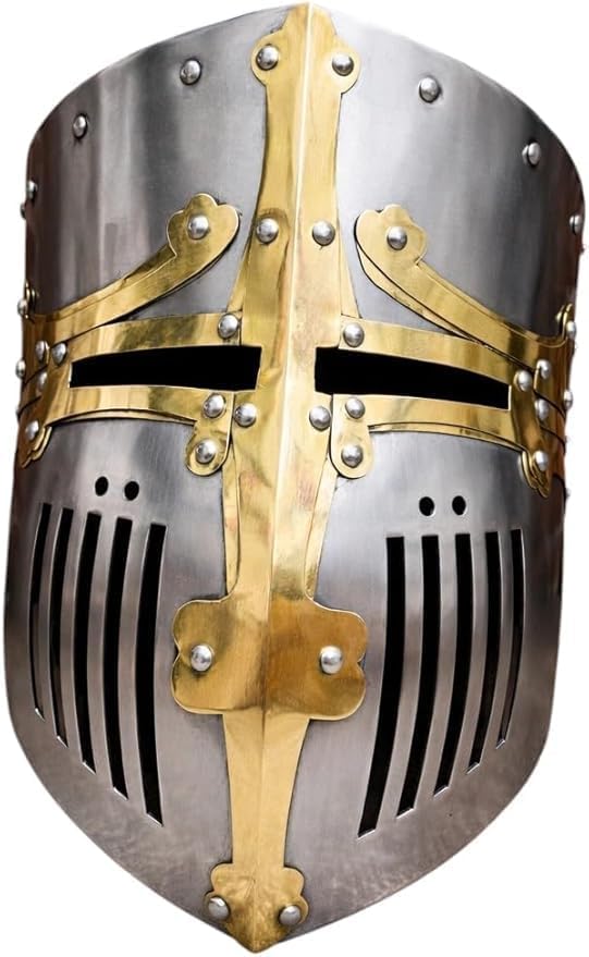 Hand-Forged Medieval Crusader Helmet – Steel 18 Gauge