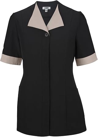 Ed Garments Womens Housekeeping Tunic, BLACK