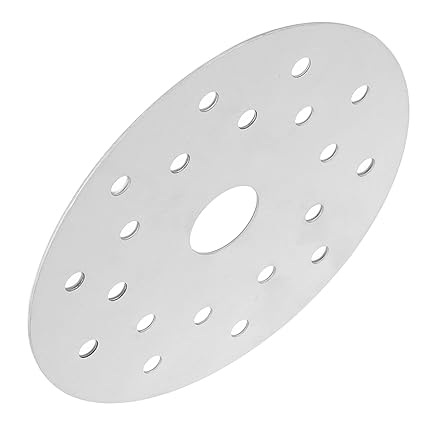 Heat Conducting Plate, Stainless Steel Fine Workmanship Reusable Durable Heat Diffuser for Glass Cooktop for Gas Stove for Magnetic Cookware(Diameter 16.5CM)