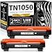Produktbild Smart Ink kompatible Tonerkartusche als Ersatz für Brother TN1050 TN-1050 TN 1050 (2 Schwarz Multipack) kompatibel mit Brother DCP-1510 HL-1110 MFC-1810 MFC-1910W DCP-1610W DCP-1612W DCP-1512