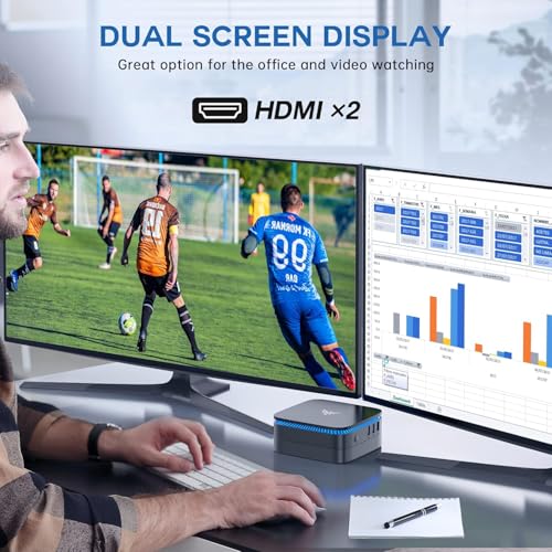 Mini PC NiPoGi AK1 Pro, 16GB RAM, 512GB, Intel C - Imagen 5