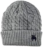 [MOZ(モズ)]ニットキャップ 478-0019 グレー 日本 57~59cm (FREE サイズ)