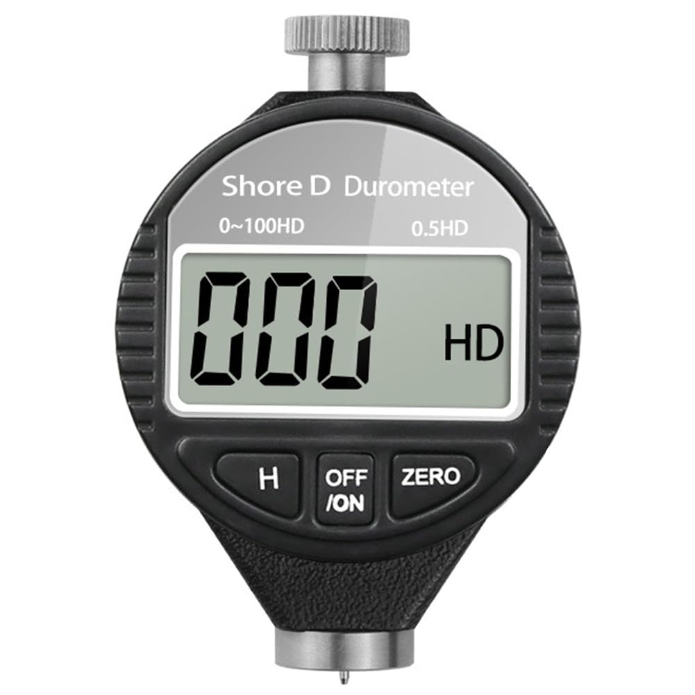 Aundhegrtt As Shown Digital Hardness Tester With Lcd Display Portable Hardness Tester For Rubber,Tire Plastic Digital Durometer Scale D