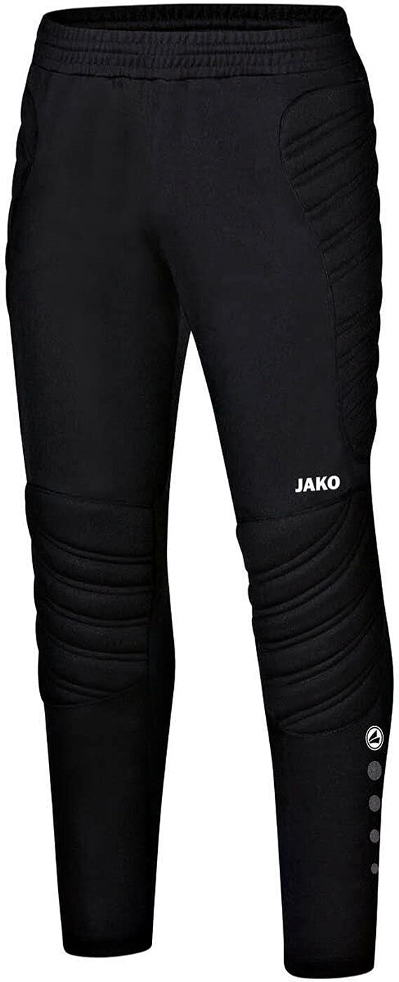 JAKO Kids TW-Pant Striker Goalkeeper Pants (All Lengths), Black, 116