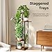 Bamworld Plant Stand Indoor Tall Plant Shelf for Multiple Plants Corner Plant Table Tiered Flower Stand for Living Room Bedroom Balcony Brown