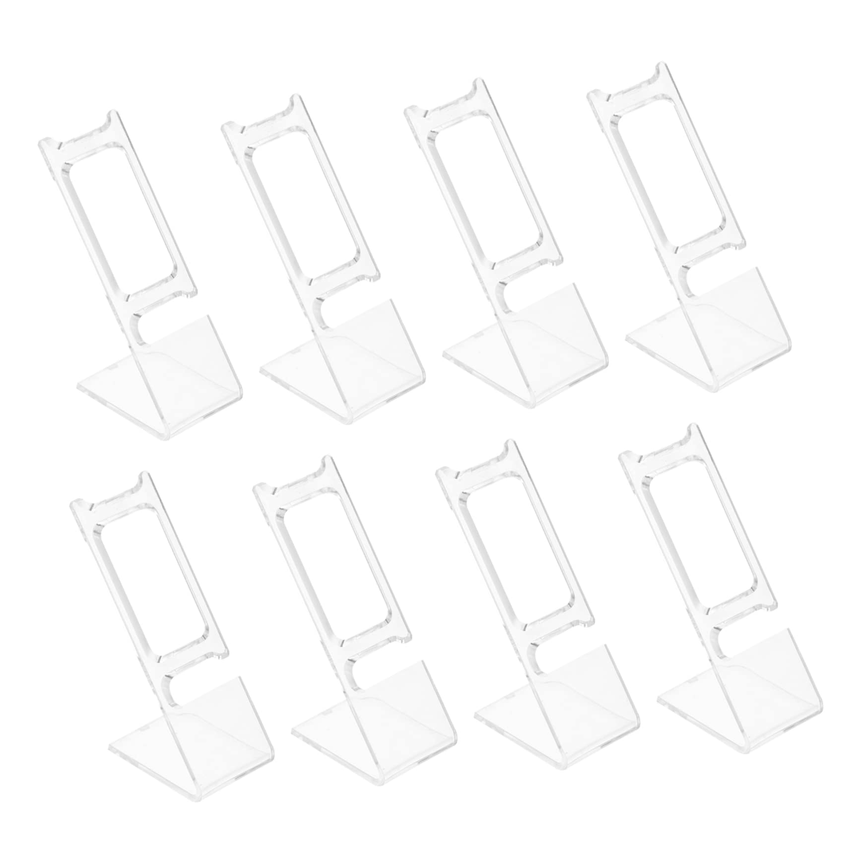OFFSCH 1set Clear Watch Display Stand Transparent Jewelry Organizer for Men Women Stable Plastic Watch Holder for Stylish Showcase Home or Store Use 10pcs