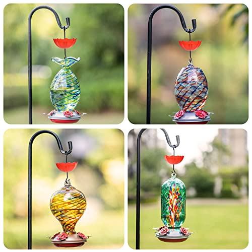 Terulf Ant Moat For Hummingbird Feeders, And Oriole Feeders, 5 Oz X 2 Pack Red Umbrella Ant Guard With Large Capacity, Hummingbird Feeder Accessory Hooks With Brushes #TOP4