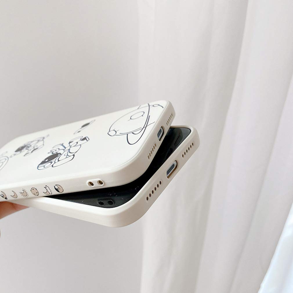 Custodia Per IPhone XR 6,1 Pollici Con Astronauta - Cover In Silicone Morbido TPU, Ultra Sottile, Antiurto, Antigraffio, Design Luna