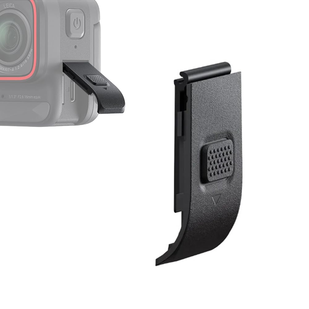 Replacement USB Dust Cover Protector Card Slot Guard USB-C Plug Cap for Insta360 Ace Pro, Black