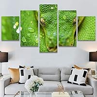 SIGNWIN 5 Panel Canvas Wall Art Coiling Around for Home Decorations Ready to Hang - 60