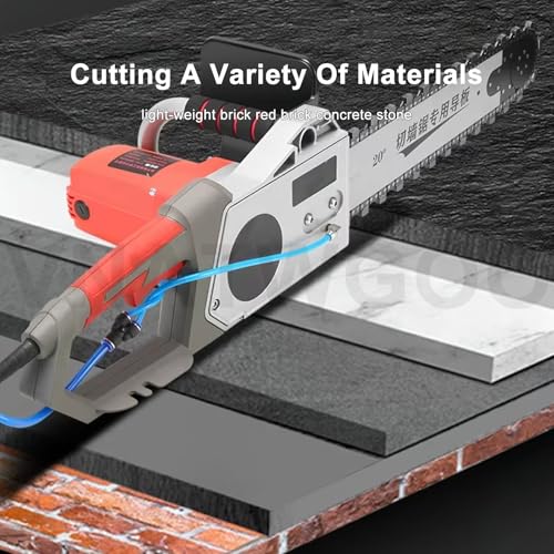 Taglierina elettrica industriale per pareti di cemento, sega per demolizione raffreddata ad acqua resistente da 3800 W con pompa per il taglio professionale della costruzione