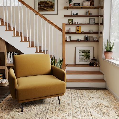 Sillón Moderno Plegable Marrón miniatura 3