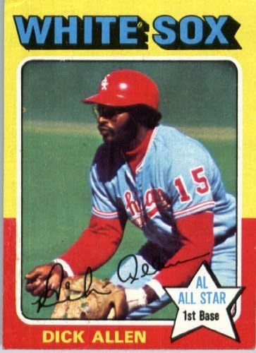 1975 Topps Baseball Card #400 Dick Allen