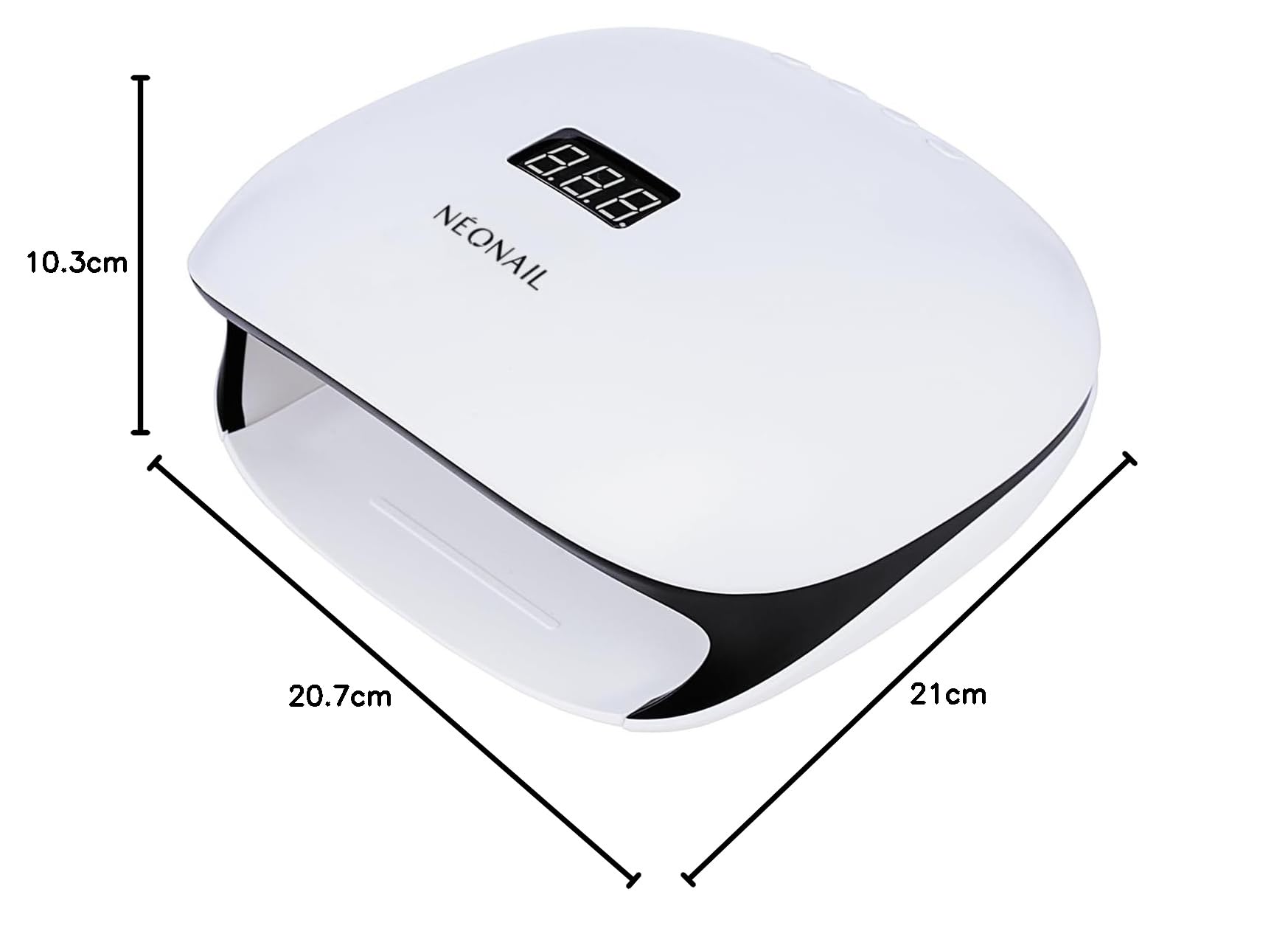 NÉONAIL Lampada UV LED Unghie per Smalto Semipermanente Unghie - Lampada LED 36W/48 LCD Display - Fornetto Unghie Semipermanente - Lampada Unghie UV LED