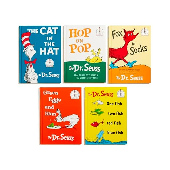 Dr-Seusss-Beginner-Book-Boxed-Set-Collection-The-Cat-in-the-Hat-One-Fish-Two-Fish-Red-Fish-Blue-Fish-Green-Eggs-and-Ham-Hop-on-Pop-Fox-in-Socks