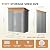 Verdeluxe 5x3FT Multi-Used Shed & Outdoor Storage Shed with Lockable Door, Compact Metal Tool Shed for Garden, Backyard, Patio, Utility, and Various Storage Shed(Matte Gray)