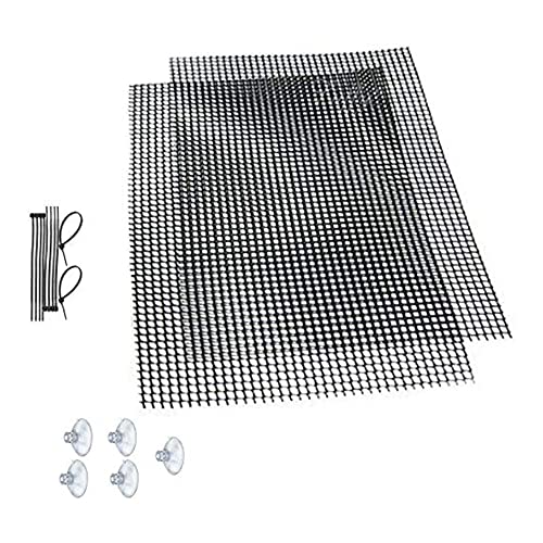 SunGrow Moss mur Mesh Dolle ( plante non inclus), Décorer Bare Live Tank Aquarium Plante Aquatique pour Fish Tank Cover