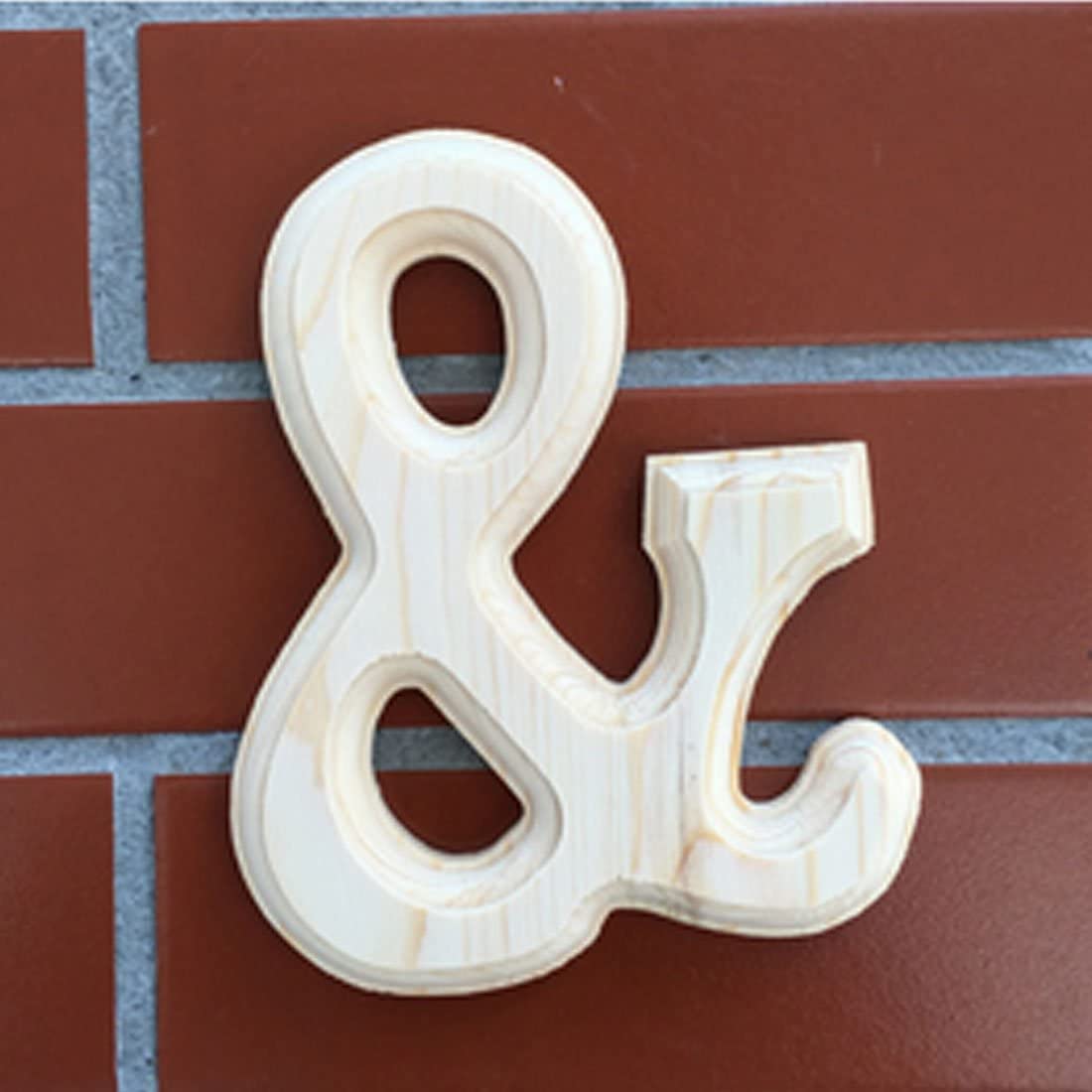 Lettera Alfabeto In Legno Fai-da-te – 15x10,8 Cm, Da Colorare, Per Pareti, Matrimoni E Feste