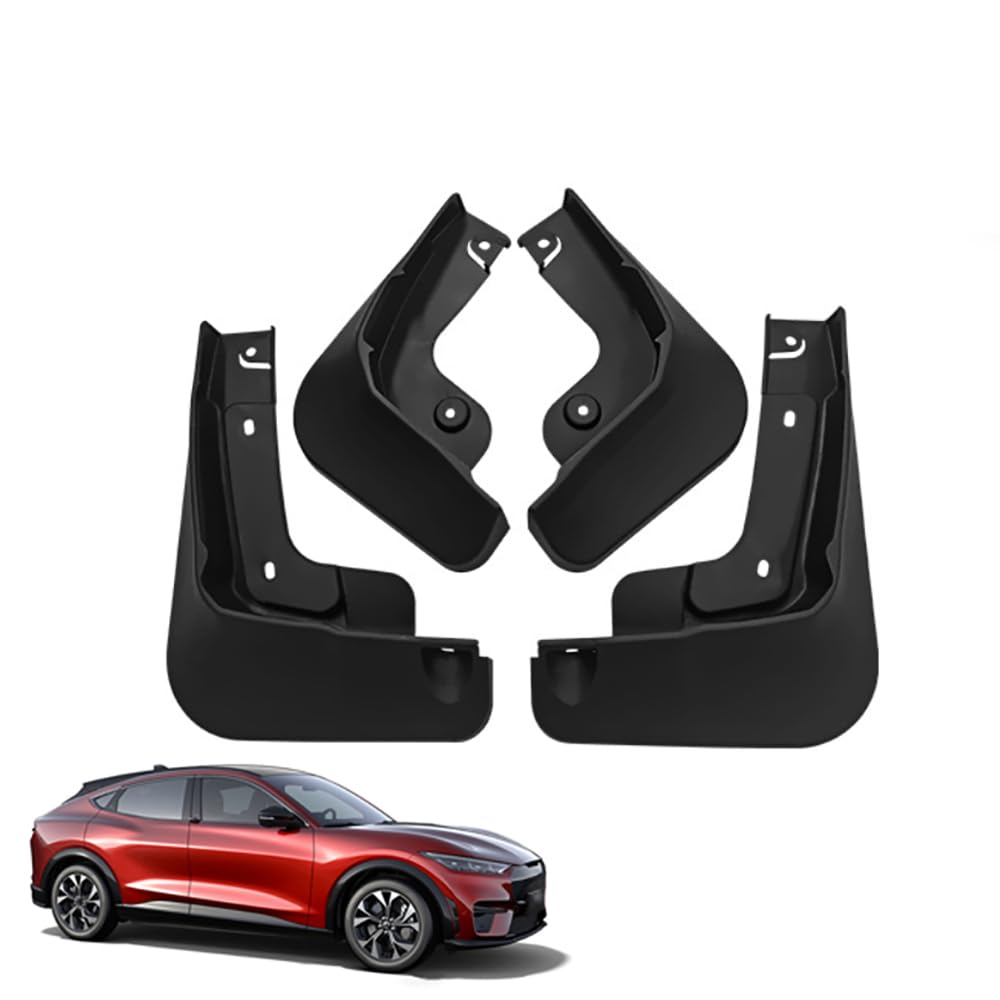 AMHVMU 4pcs Mud Flaps for Ford Mustang MACH-E 2021