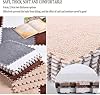 Paquete de 10 tapetes de espuma felpuda 30x30x1cm, protector de suelo, alfombra de área peluda, azulejos cuadrados, tapete de rompecabezas para sala #4
