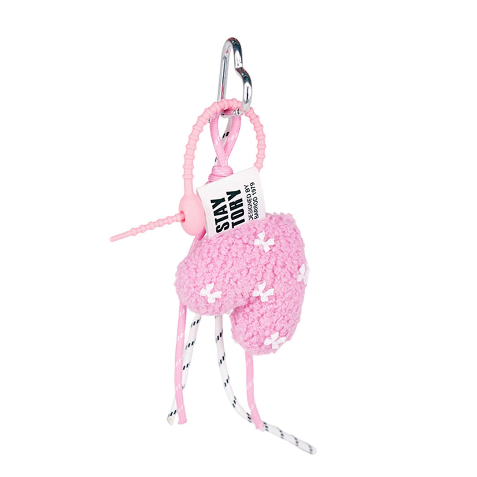 Buxuaaaa Keychain with Intricate Handwoven String Eye Catching Braided Rope Keyring Bag Accessory Bag Accessory