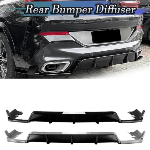 Protecteur d'angle latéral BMW X6 G06 contre chocs et diffuseur noir