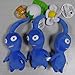 Kuscheltier Pikmin Game Toy Plüschpuppe Home Decor Spielzeug Ausgestopft Plüschpuppe Spielzeug Set Von Blue Flower Leaf Bud 7 8cm