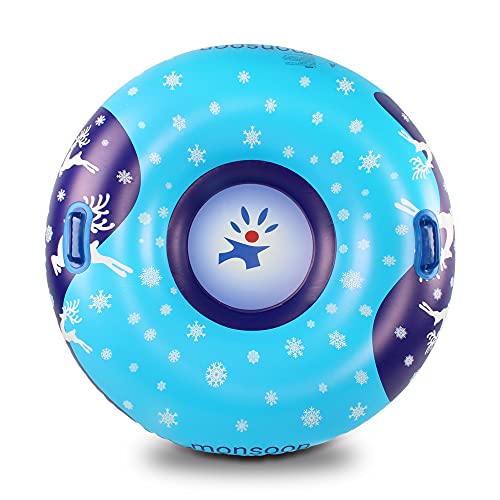 image for monsoon [Glider] Luxury Snow Tube for Sledding Heavy Duty Sleds with H