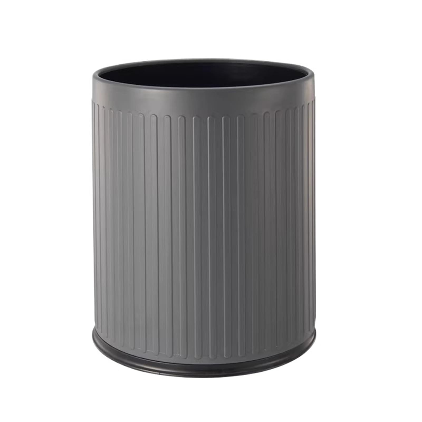 Waste Bins Household Garbage Bin With Large Capacity Living Room Kitchen Three Colors To Choose From(Gris,Large)