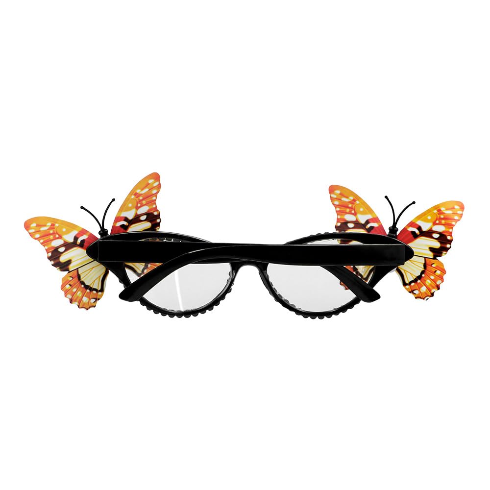 Boland 02672 Butterfly Party Glasses Retro Glasses for Carnival Theme Party and JGA Fancy Dress Accessories - Image 4