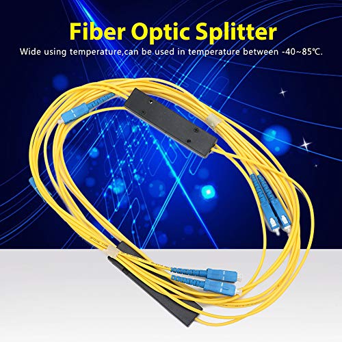 Divisor de fibra óptica, divisor de fibra óptica, baixa perda de inserção para instrumentos de mediç